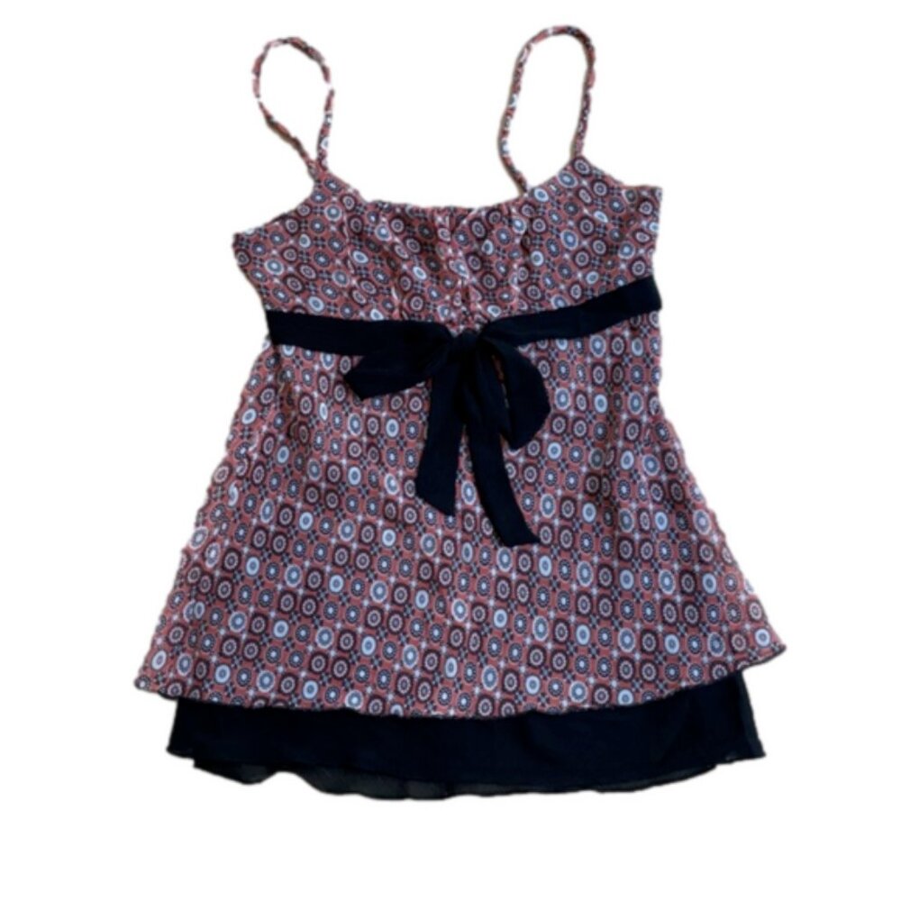 THX Thanx Collection Vintage Y2K Geometric Tank Top Size Medium